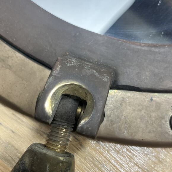 Porthole Mirror 11” Vintage Solid Brass Maritime Nautical Boat Wall Decor - Picture 8 of 10